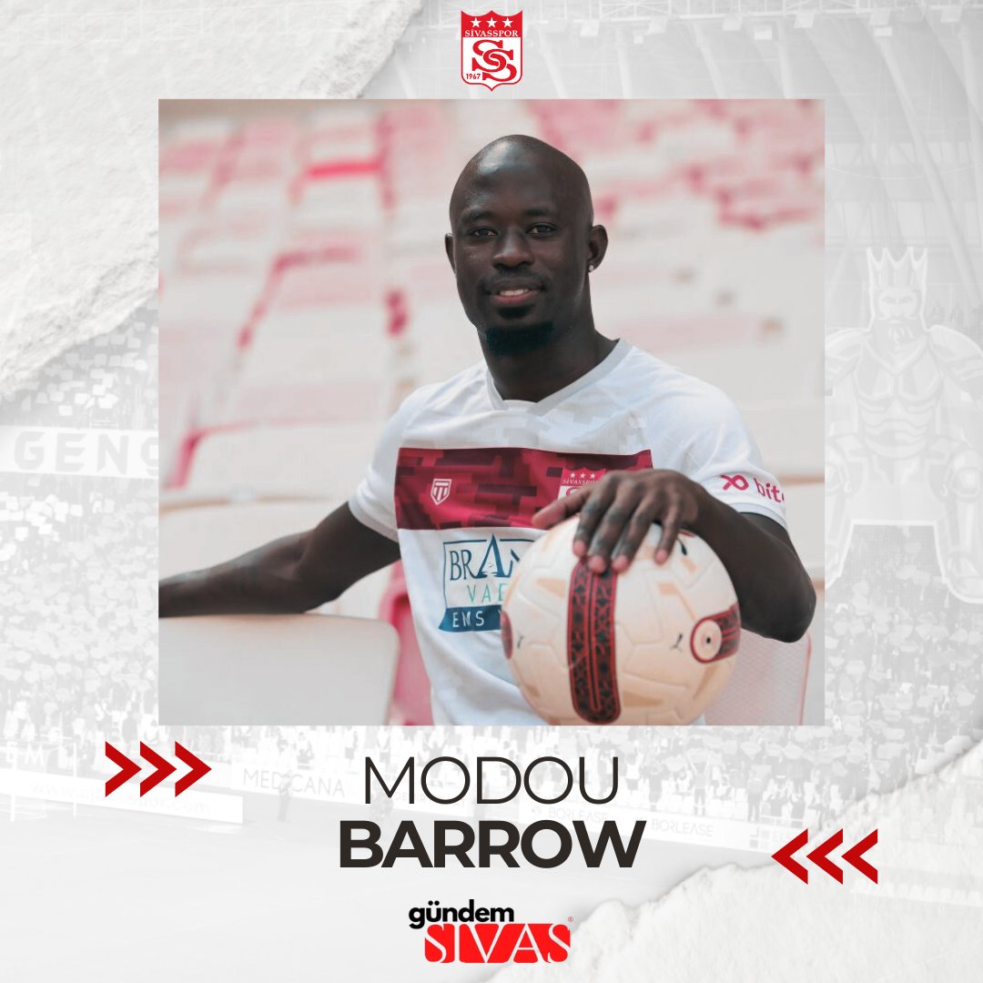 gundemsivascom's tweet photo. 🔥 Sivasspor, Modou Barrow’u Kadrosuna Kattı
#gündemsivas #sivashaberleri #sivasspor #spor #yiğidolar #ModouBarrow #transfer