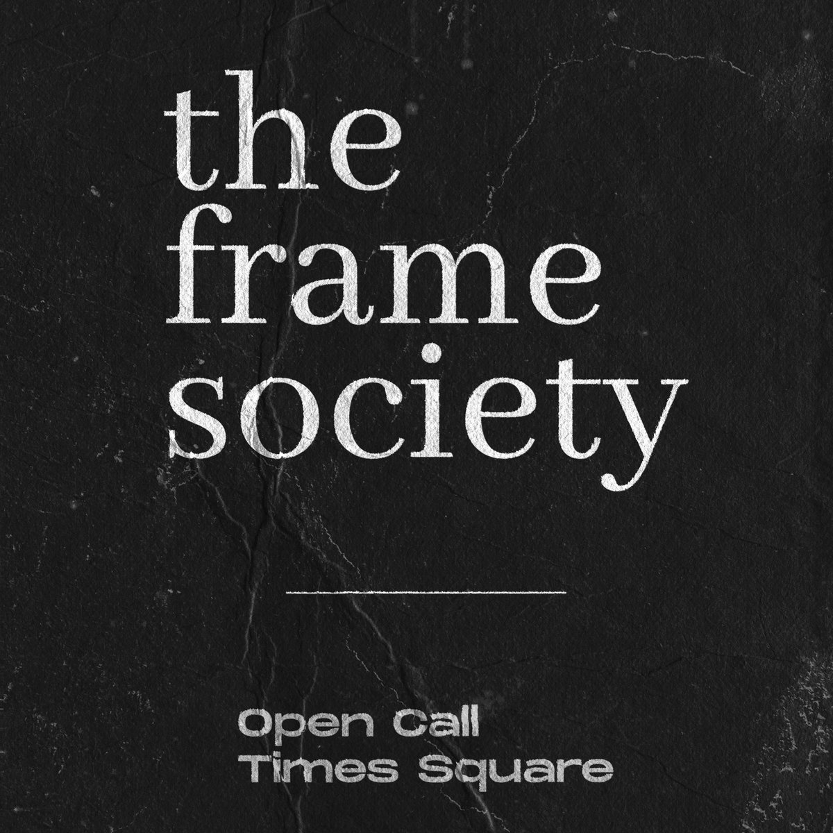 TIMES SQUARE OPEN CALL 

Do you want to see your piece on a billboard? All you need is: 

▪️Follow <a href="/pobedeen/">pobedeen ⚫️</a> &amp; <a href="/theframesociety/">The Frame Society ⬛️</a> 
▪️Publish your art in comments 
▪️QT/RT this tweet 
▪️Tag 2-3 friends

I will chose 5 winners and make it real.