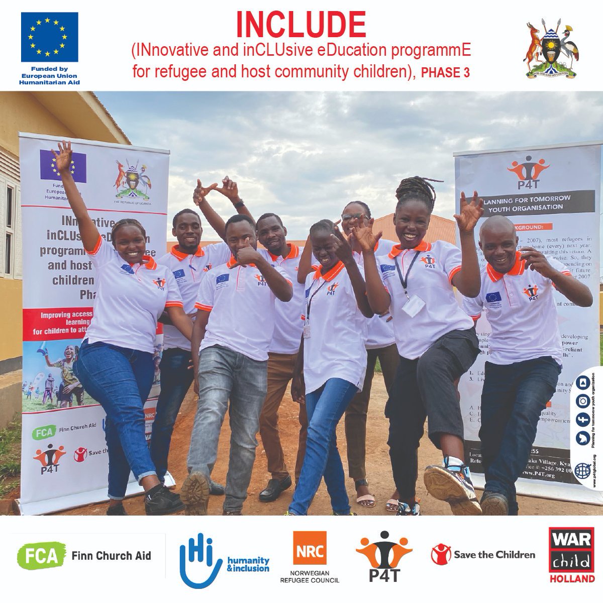 P4TUganda's tweet photo. Empowering lives in Uganda!
Meet the P4T implementing team ECHO INCLUDE Phase 3
Thanks to the collaborative efforts of @SavetheChildren, @Hi, @NRC, and @P4T

With funding from @eu_echo. Impacting Kyangwali refugees' lives through mental health &amp; psychosocial support. https://t.co/XWixYrUsOO