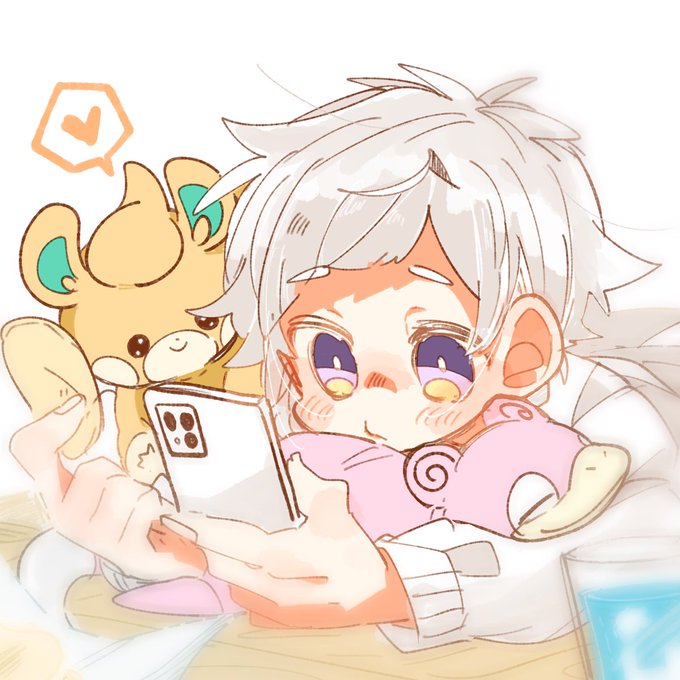 くつろぎマックスのらくがき。君とパモさん 
