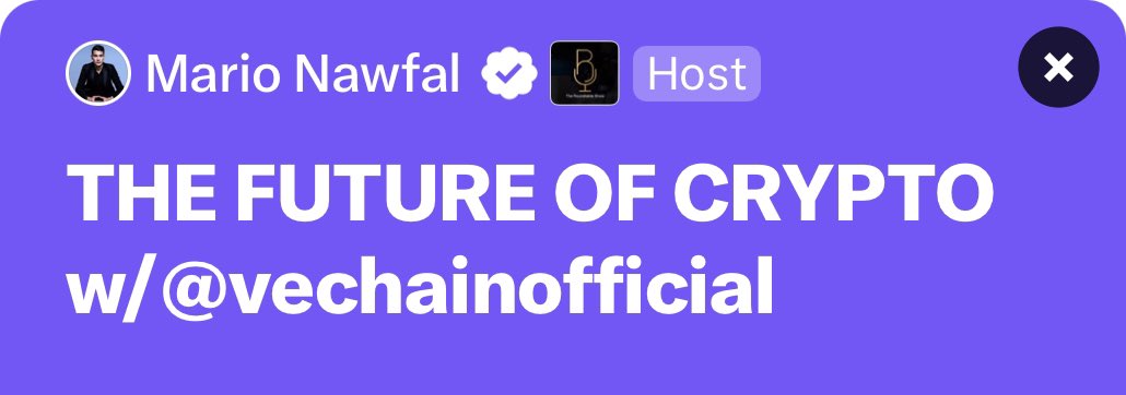 vechainofficial's tweet photo. Tomorrow, we join @MarioNawfal on the world’s biggest Twitter Space to discuss the future of crypto, and vechain’s role in unlocking a digital revolution.

Sunny and Antonio take part in an exclusive roundtable discussion - set those reminders &amp; join us!

https://t.co/8DNRMb5FFj https://t.co/CfEXt3yvHz