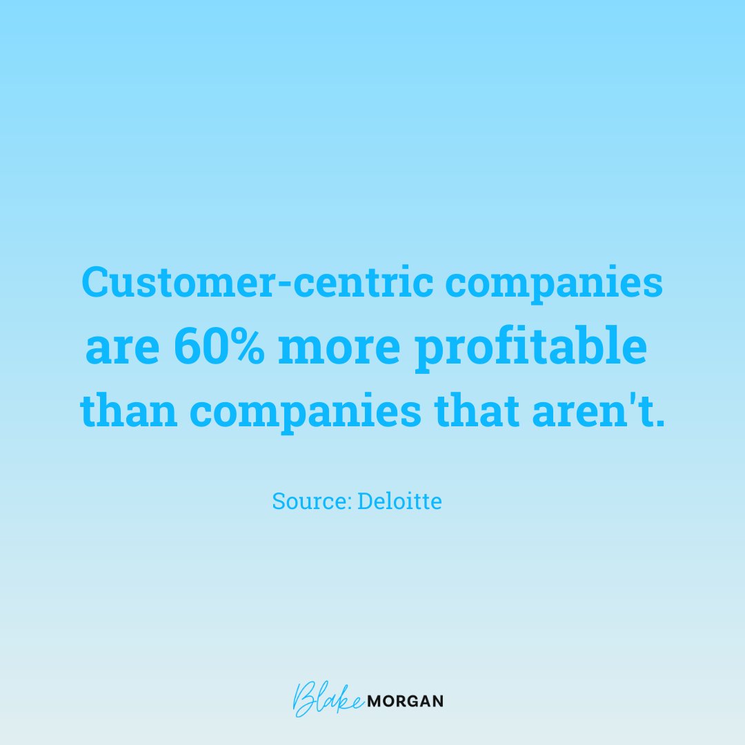 Many companies claim to be customer-centric, but few really are.

A truly customer-centric company is obvious to everyone who interacts with it—employees and customers alike—because everything about the attitude and actions of the company is different.

#customercentric #cx