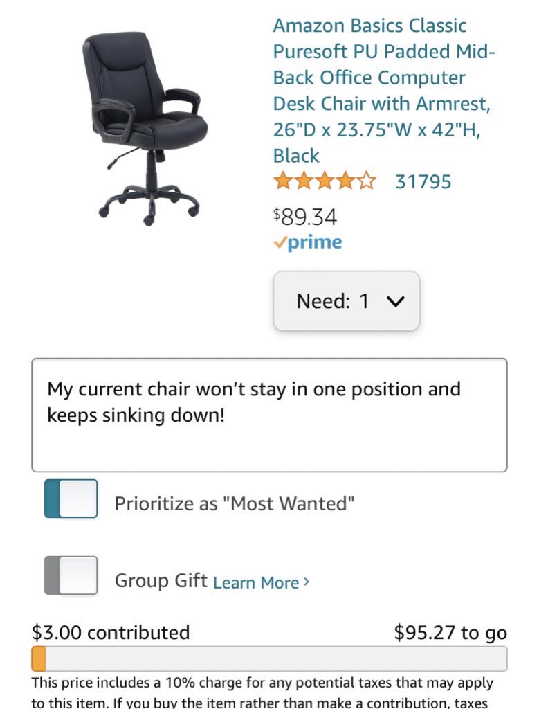 🍁 I’m a PK-4th grade Social Worker in need of a new chair! My current one is broken! 🍁 My list is a “registry” so ANY amount can be donated! amazon.com/wedding/share/… #thebekindimpact #teachertwitter #clearthelist #BetterTogether #StrongerTogether #edutwitter