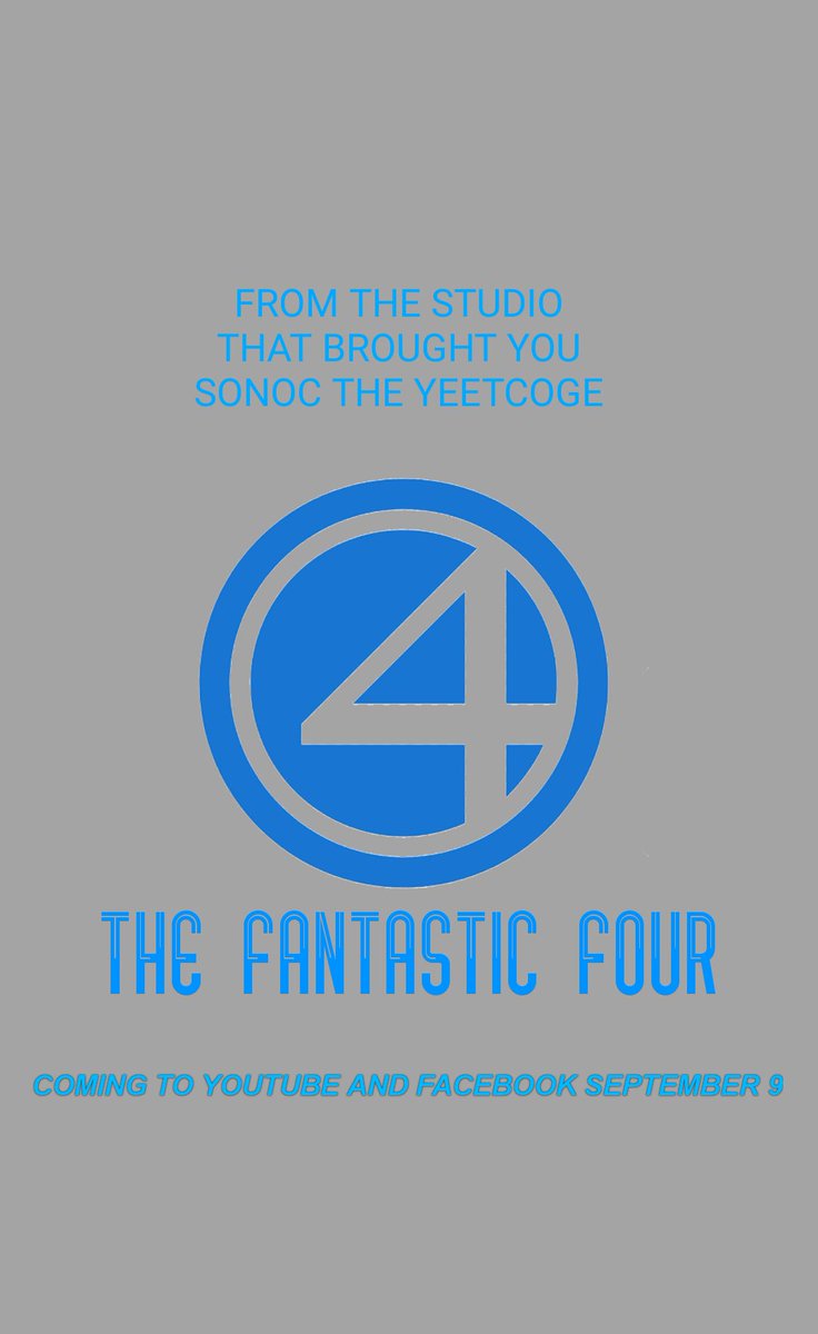 CrunchRest's tweet photo. Hey Guys I'm back so I decided to announce Another toontastic video The Fantastic Four That will Premiere next month #fantastic4 https://t.co/23aP3BBfcu