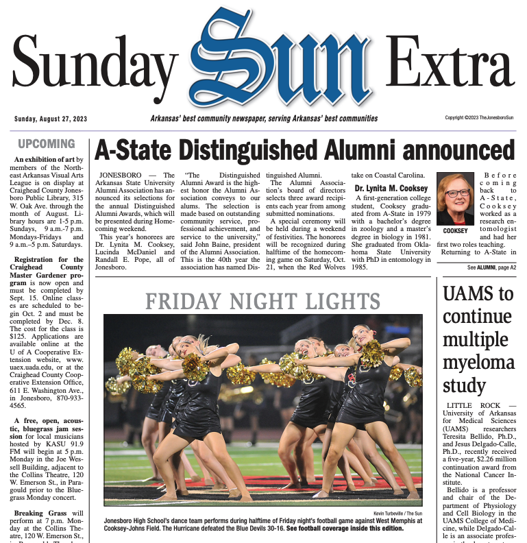 JPSHurricane's tweet photo. ๐ค๐ #CaneDance makes the front page of the SUN this weekend! #CaneOTR https://t.co/vRSxYAHhpL