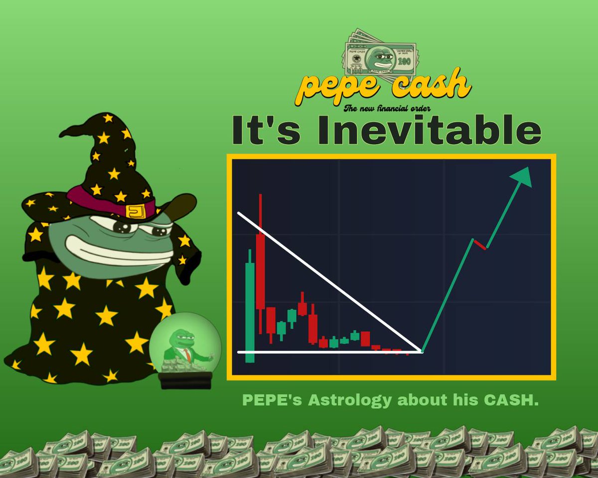 I Holy ball of Frogs🐸
Show us the way 🔮🪄
$PEPECASH #PEPECASH #PEPECASHVIP #PEPE #PNDC #PEPEARMY #ETH #PEPESASTRONOMY #spawningtogether <a href="/Coinmarketcap/">CoinMarketCap</a>