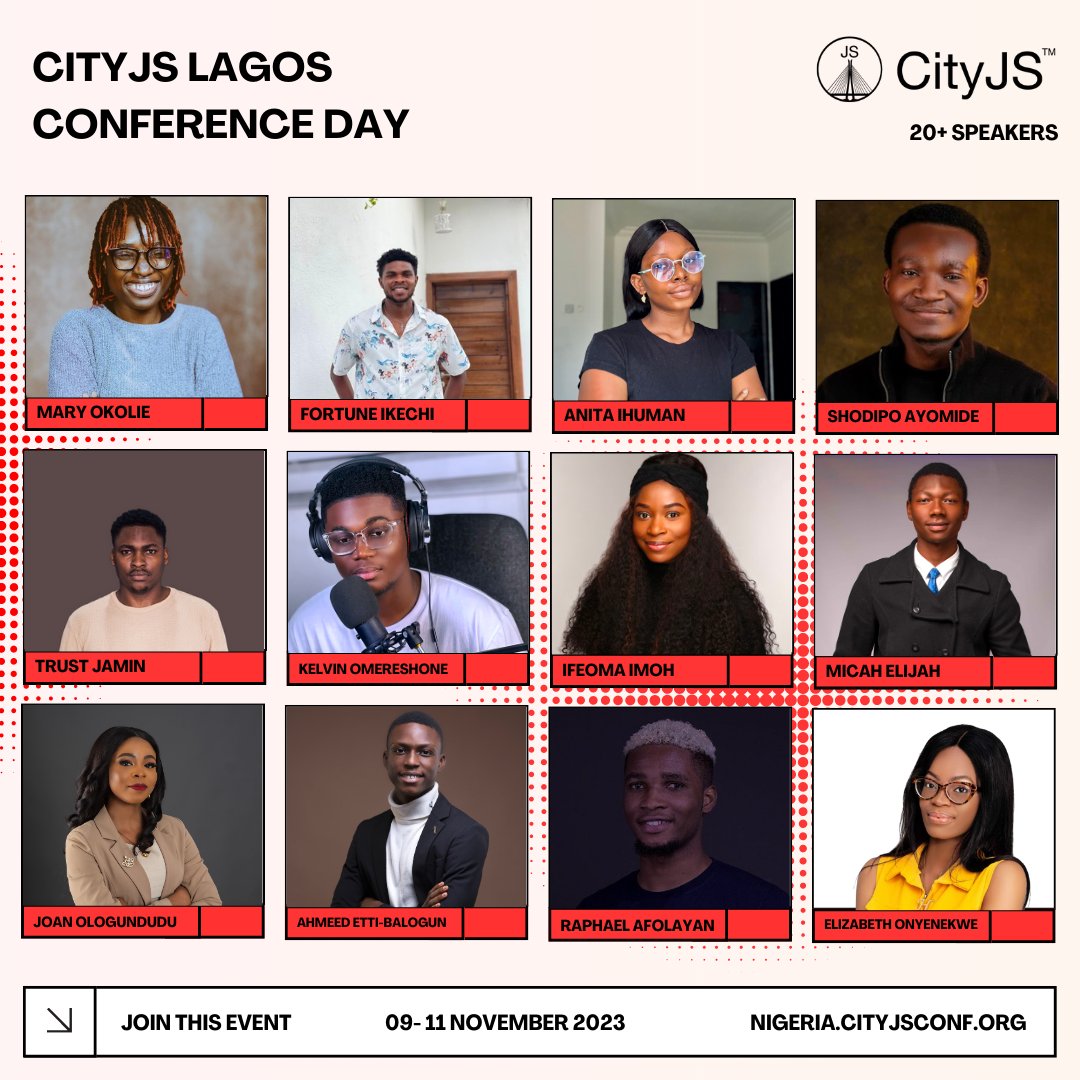 iambolajiayo's tweet photo. ✨ #BAWDLetters is partnering with @cityjsconf for their conference in Lagos, 🇳🇬 on November 9-11. If you register now and use the code CITYJS25, you will get 25% off the conference pass: https://t.co/pbp6UwmFf0.
I also have five (5) FREE tickets to give out to lucky subscribers. If you're able to attend, please let me know.