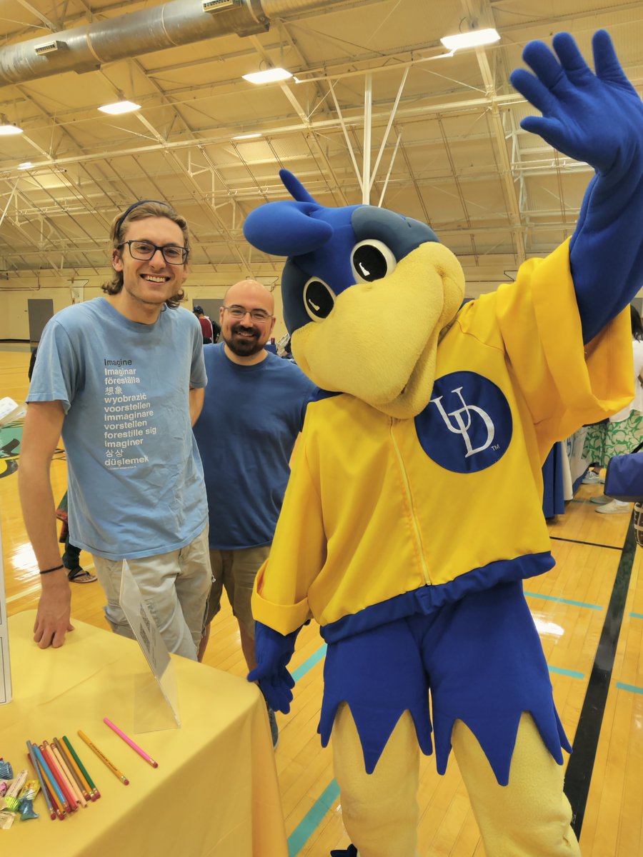 YoUDee stopped by to say hi at the graduate student orientation resource fair!

#youdee #graduatestudentlife #science #stem #universityofdelaware