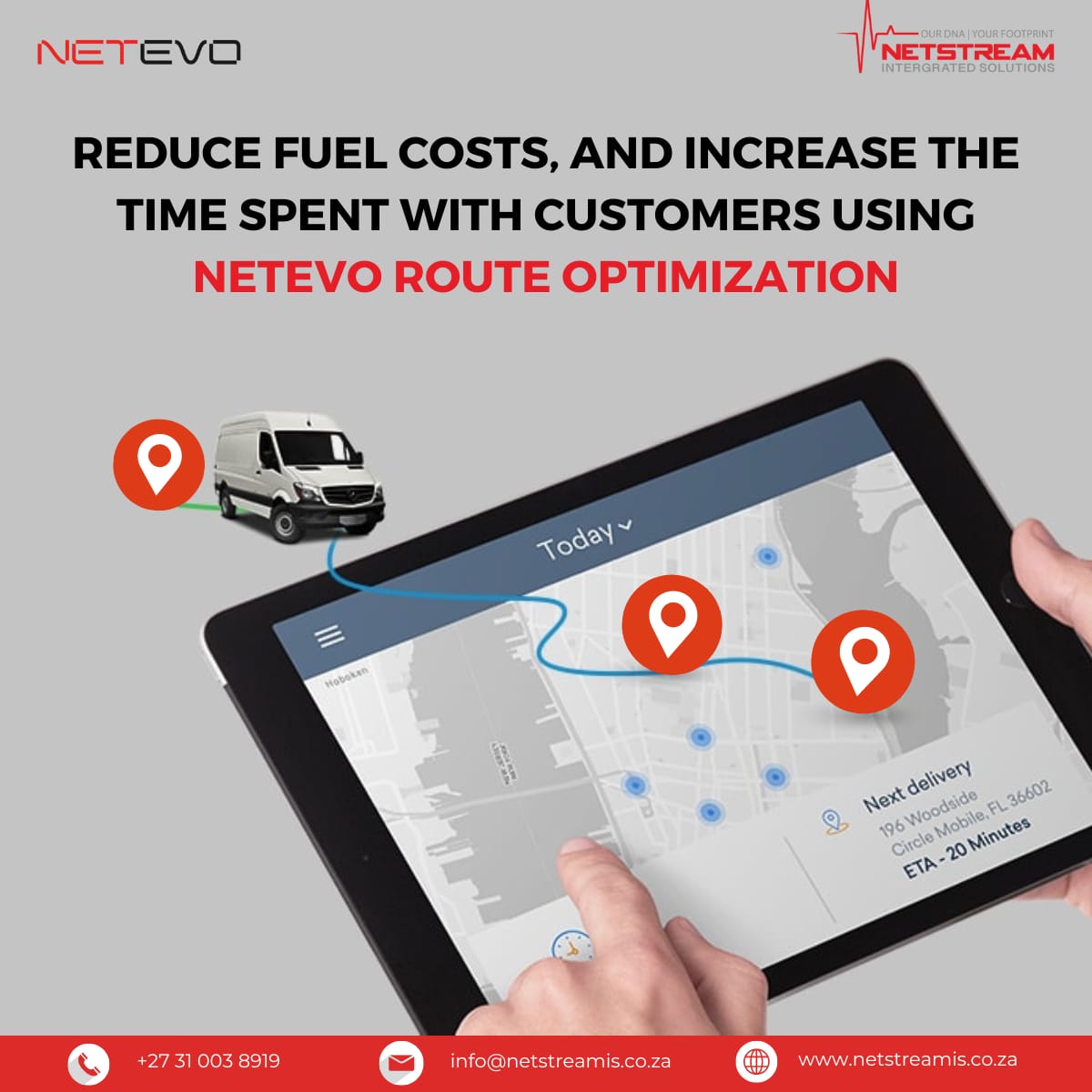 NETSTREAM_IS's tweet photo. Amid urban complexities,NetEvo's Route Optimization shines as the guiding star. In a realm where every turn counts, &amp; delays redefine outcomes. With NetEvo's innovation, this narrative evolves, By fusing real-time data, &amp; historical trends.
#NetEvo #Netstreamis #RouteOptimization https://t.co/NJgBGUzswY