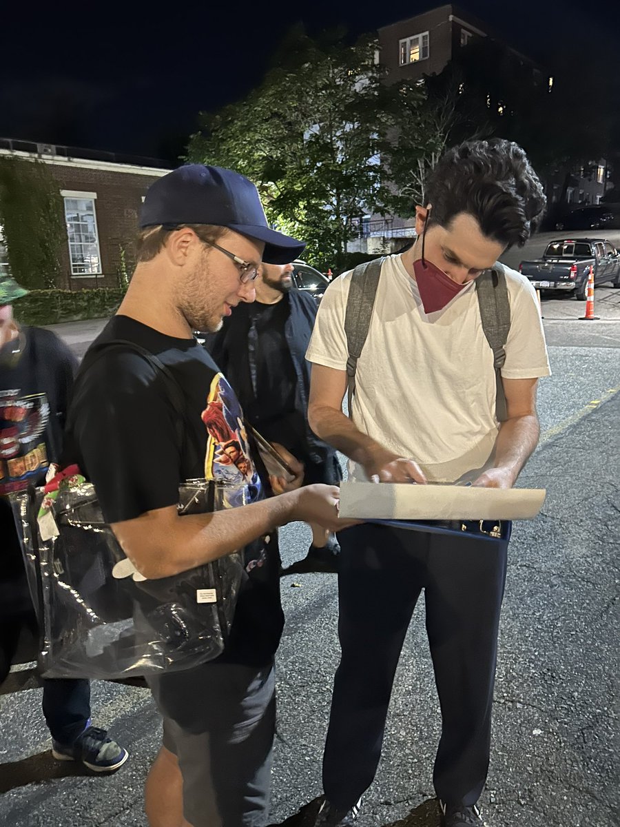 Met @rejectedjokes last night!!! ♥️ 💙 😊 🙏

Thank you for being accommodating, awesome, and way past cool!!! It was an honor to meet you!!!

#BenSchwartzandFriends was hilarious! I enjoyed it and had a smile the whole time! If you have a chance to see it, I recommend it!!!