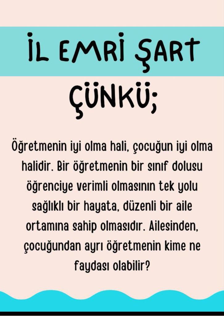 Aile birliğimiz için çocuklarımız için tek yol il emri
<a href="/RTErdogan/">Recep Tayyip Erdoğan</a> <a href="/Yusuf__Tekin/">Yusuf Tekin</a> <a href="/EmineErdogan/">Emine Erdoğan</a> <a href="/tcmeb/">Millî Eğitim Bakanlığı</a> <a href="/tcmeb/">Millî Eğitim Bakanlığı</a>
#TekYolilEmri