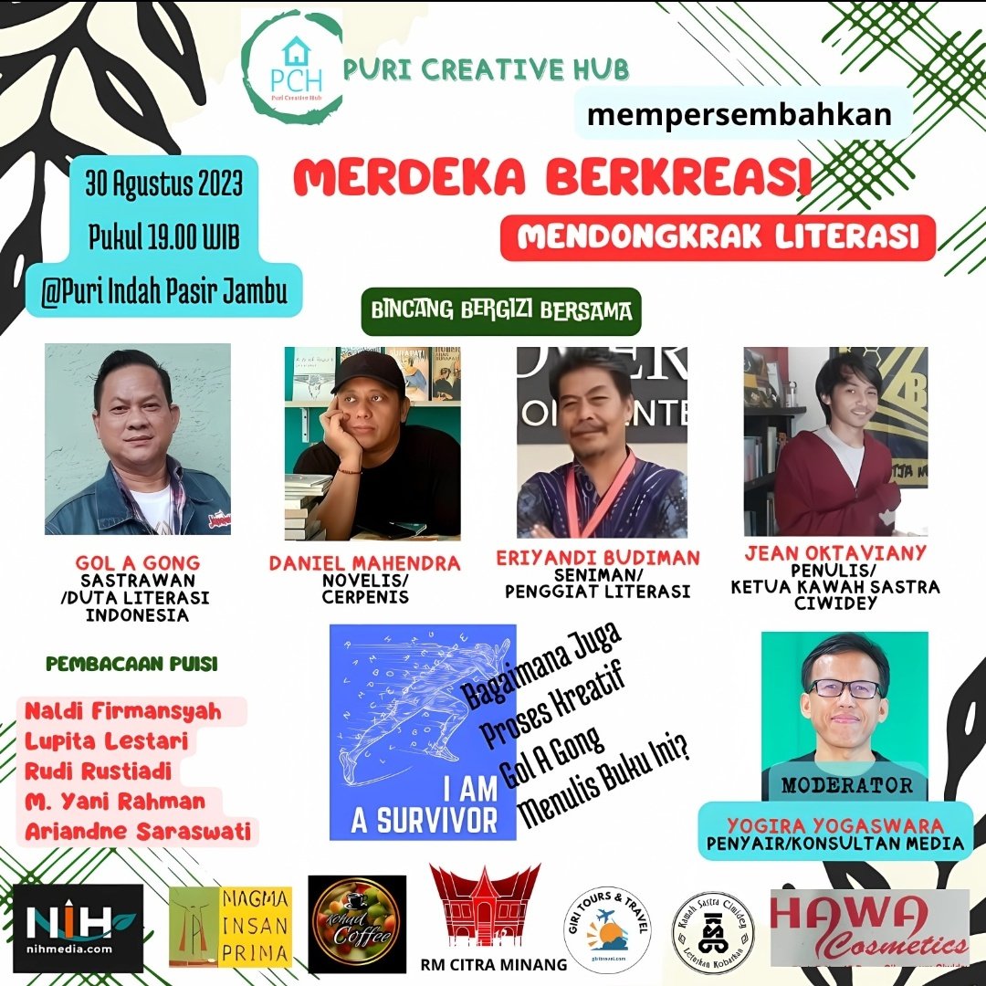 KoHadCoffee's tweet photo. Turut memeriahkan acara temu muka dengan pakar2 Literasi Indonesia yg berkompeten.
Dalam rangka acara "Merdeka Berkreasi" https://t.co/upVNODr20E