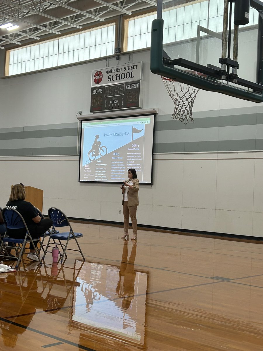 SarfdeK's tweet photo. An incredible presentation delivered by Kate McCaffrey from NHED. Kate share information about 50 years of research, AKA the science of reading. Thank you, @Amherststschool for shifting practices to help every student learn to read. @NHEdCommr @NASHUASCHOOLS @mariojandrade https://t.co/w8bGDBk4rt