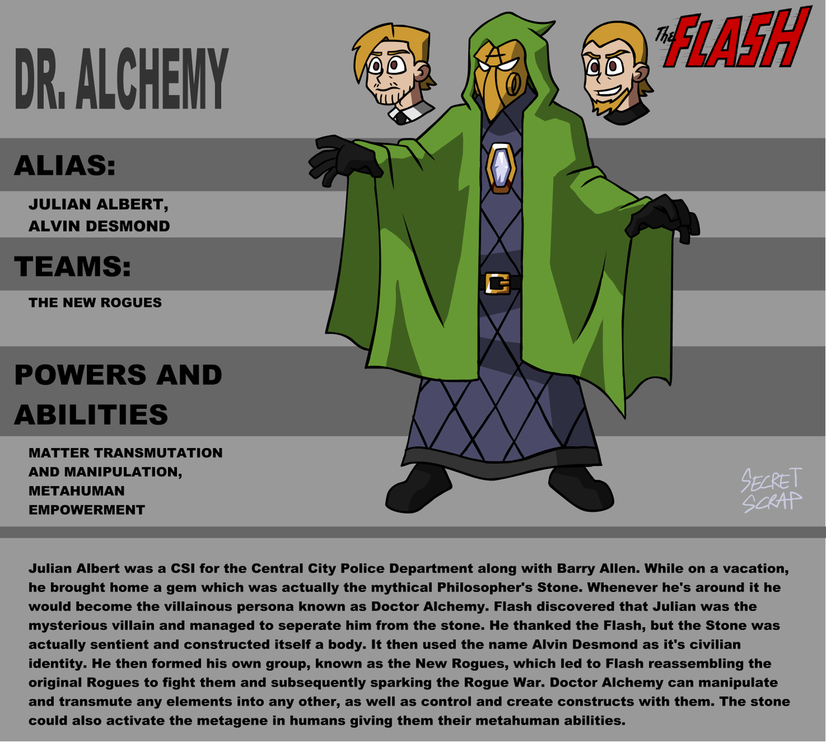 SecretScrapV2's tweet photo. The Flash TAS: Dr. Alchemy
#DC #DCComics #DC_Comics #DCUniverse #DC_Universe #DrAlchemy #Dr_Aclhemy #TheFlash #The_Flash #DoctorAlchemy #Doctor_Alchemy #CharacterDesign #Character_Design https://t.co/8SrpXYipNw