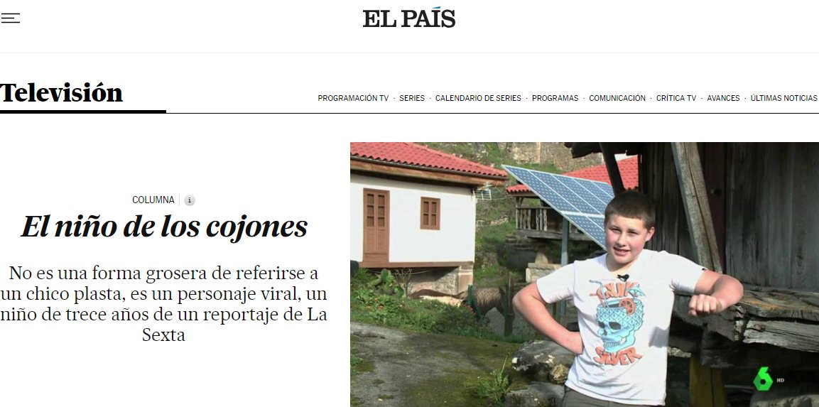 el periodismo español es una cosa