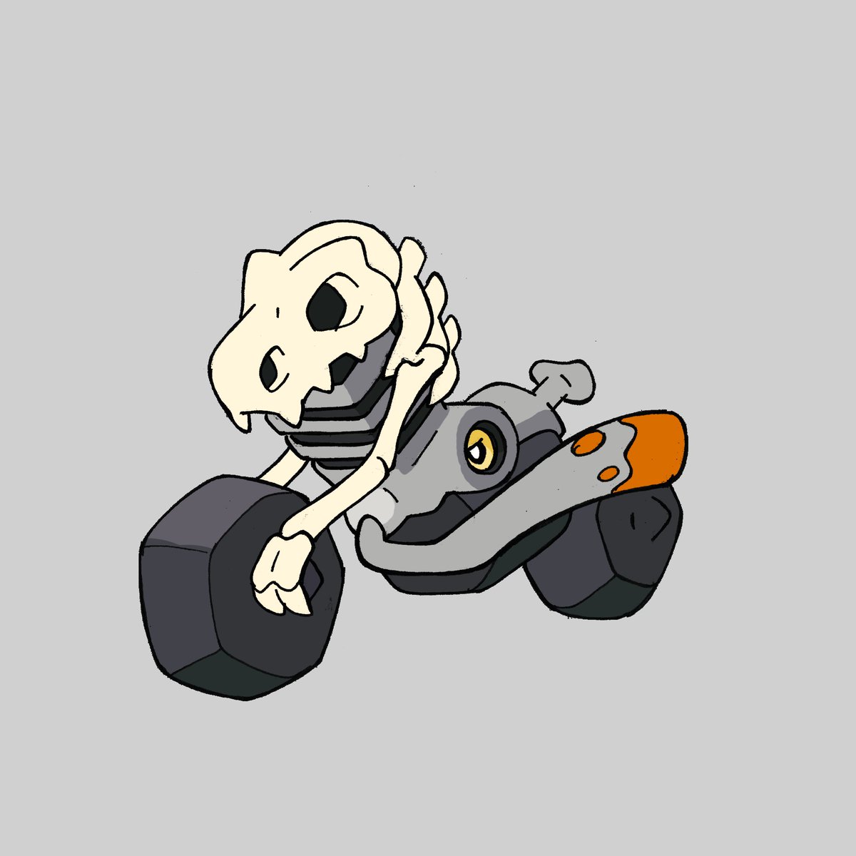 Darksilvania's tweet image. FOSSIL VAROOM &amp;amp; REXAVROOM (Steel/Rock)

Another fossil form and its evolution, they turn the fossils found in the area into fuel. the over abundance of fuel has made them bigger and faster than regual VAROOM and REVAVROOM