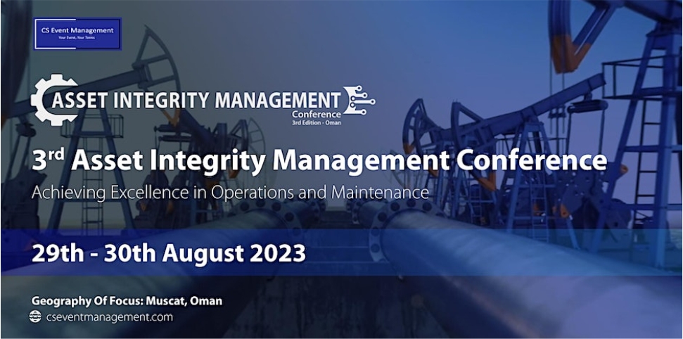 We are excited to announce that Transtek will be participating in the 3rd Asset Integrity Management Conference on August 29-30, 2023, in Muscat, Oman. We look forward to seeing you there!