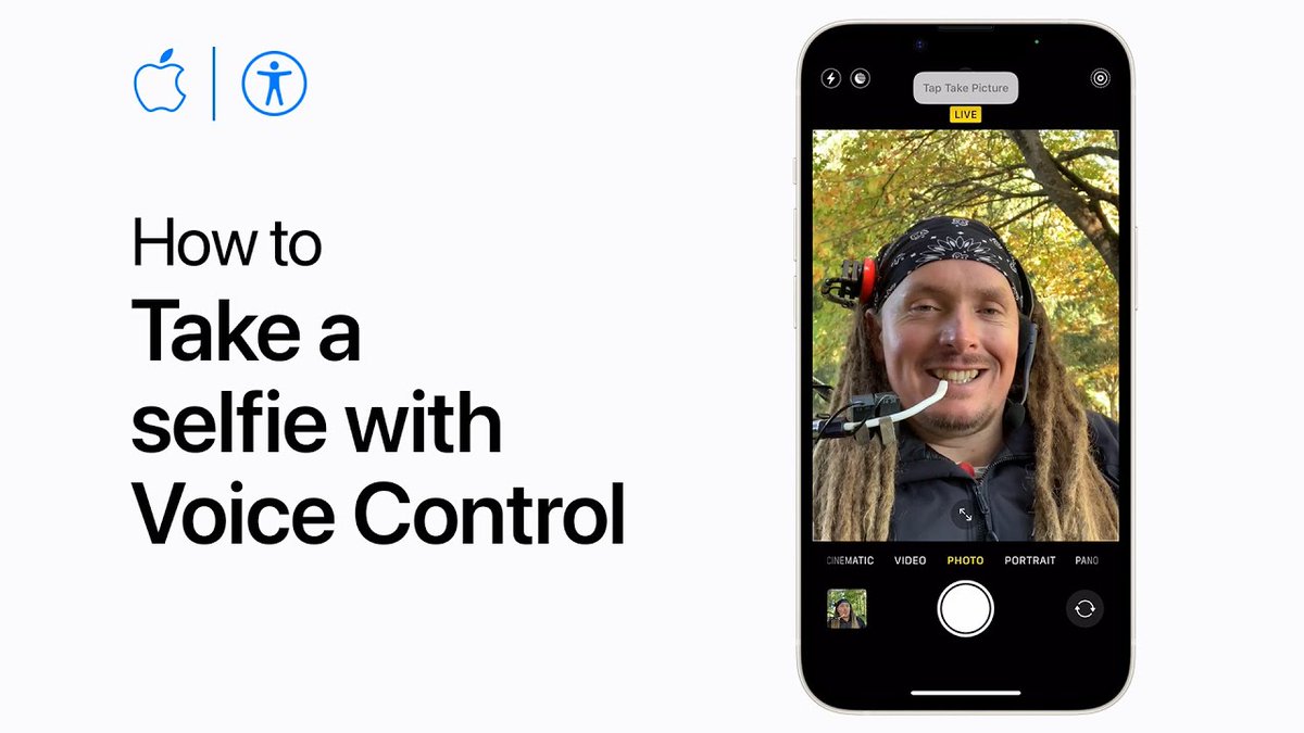 How to take a selfie with Voice Control on iPhone and iPad | Apple Support tips.applenws.com/how-to-take-a-…