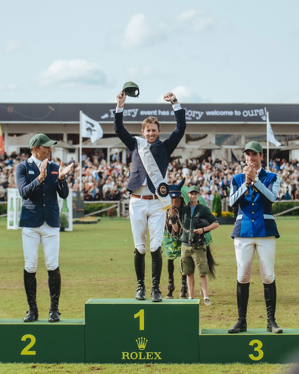 RolexGrandSlam's tweet photo. Ben Maher & Ginger-Blue - winners of the CSIO5* Rolex Grand Prix of Stephex Masters 2023 after an exciting jump-off ! 🐴🏆
📸 Eliott Abrahams
#benmaher #JumpIntoHistory #RolexGrandSlam #showjumping #jumping #horse #equestrian #horseriding #horselife #horselove #equestrianlove https://t.co/YtplIiUgWt