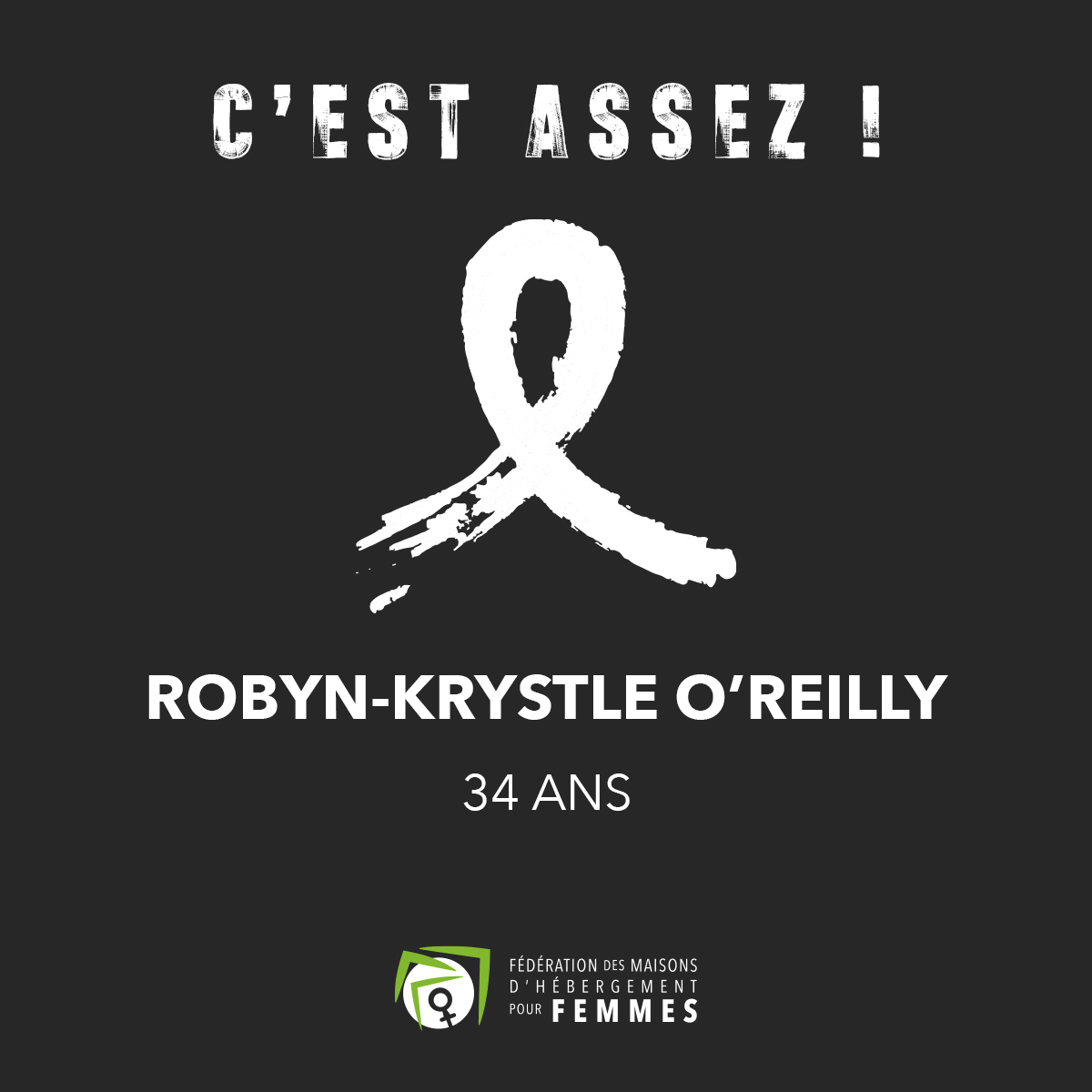 💔 À la mémoire de Robyn-Krystle O’Reilly, 34 ans, assassinées par son conjoint, le 19 août dernier, à Wickham.

🕊️ Nos pensées sont avec la famille et ami.e.s de la victime.

Pour de l'aide et du soutien, les maisons d'hébergement sont là pour vous.

#pasunedeplus