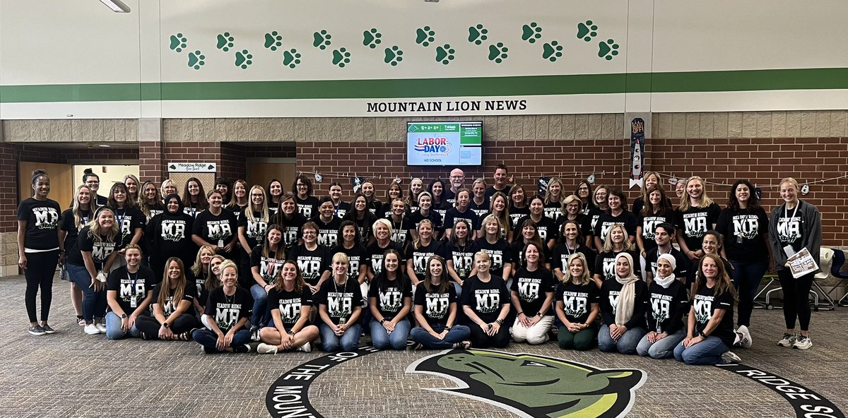 Lisa Weston (@lisa_weston135) on Twitter photo We have the best staff! Shout out to all our amazing educators <a href="/MeadowRidgeRoar/">Meadow Ridge School</a>!! We have the best staff! Shout out to all our amazing educators <a href="/MeadowRidgeRoar/">Meadow Ridge School</a>!!