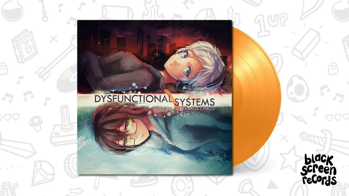 Chaos is your canvas, emotions are your guide ✨ 

The soundtrack of <a href="/dischanmedia/">Dischan</a>'s "Dysfunctional Systems:"  with music by <a href="/combatplayer/">CombatPlayer</a> and sleeve art by <a href="/Doomfest/">softmode | customizable vtuber model out now</a> on 1xLP orange vinyl is now up for pre-order.

Get it here:
blackscreenrecords.com/products/dysfu… 

<a href="/VeryOkVinyl/">VoV 🇨🇦 but spooky</a>
