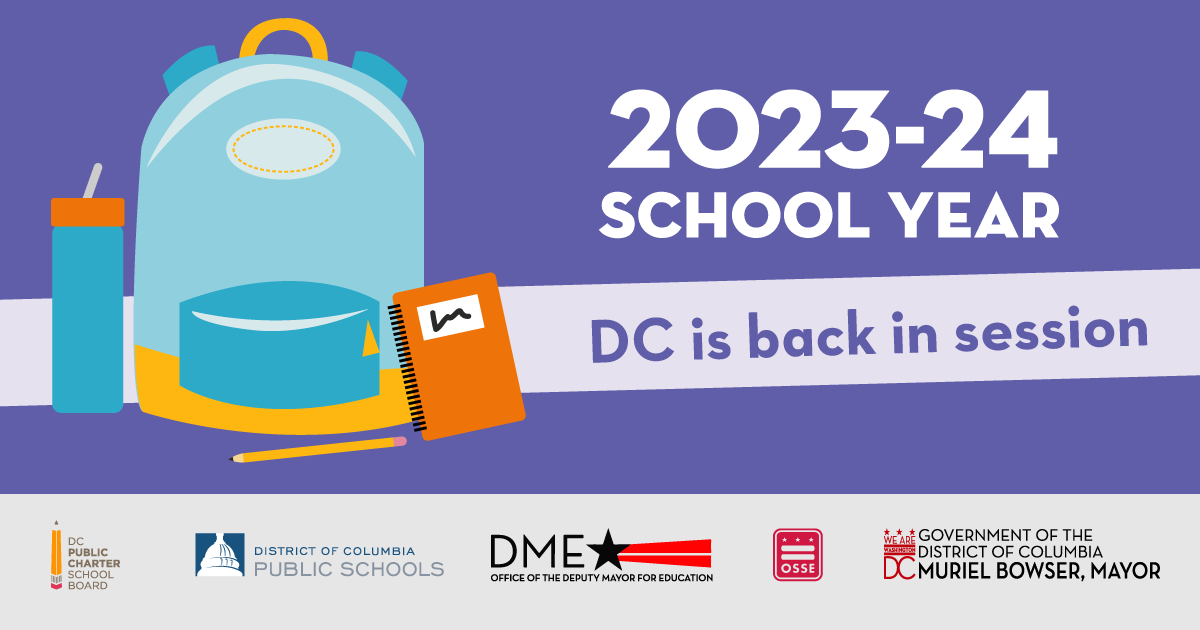 OSSEDC's tweet photo. 🏫What is your favorite thing about returning to school? #FirstDayDC #BacktoSchool
🍎Seeing Friends
🎒 Reuniting with Teachers
🏅Getting back to after-school activities
There's so much to look forward to! https://t.co/6QcxwEBl8Y
