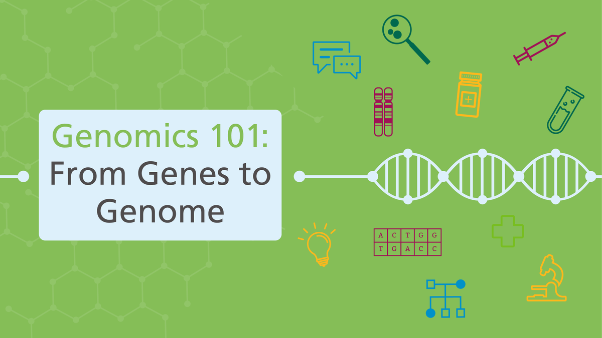 Get to grips with the genomics basics: learn about #DNA, the difference between #genes and the #genome and more with our Genomics 101 course: orlo.uk/0GjR7