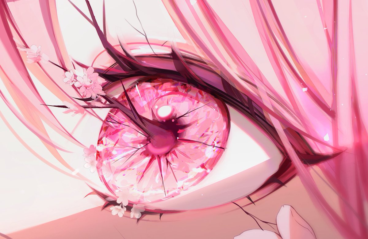 「Pink eyes 」|58 / fevercellのイラスト