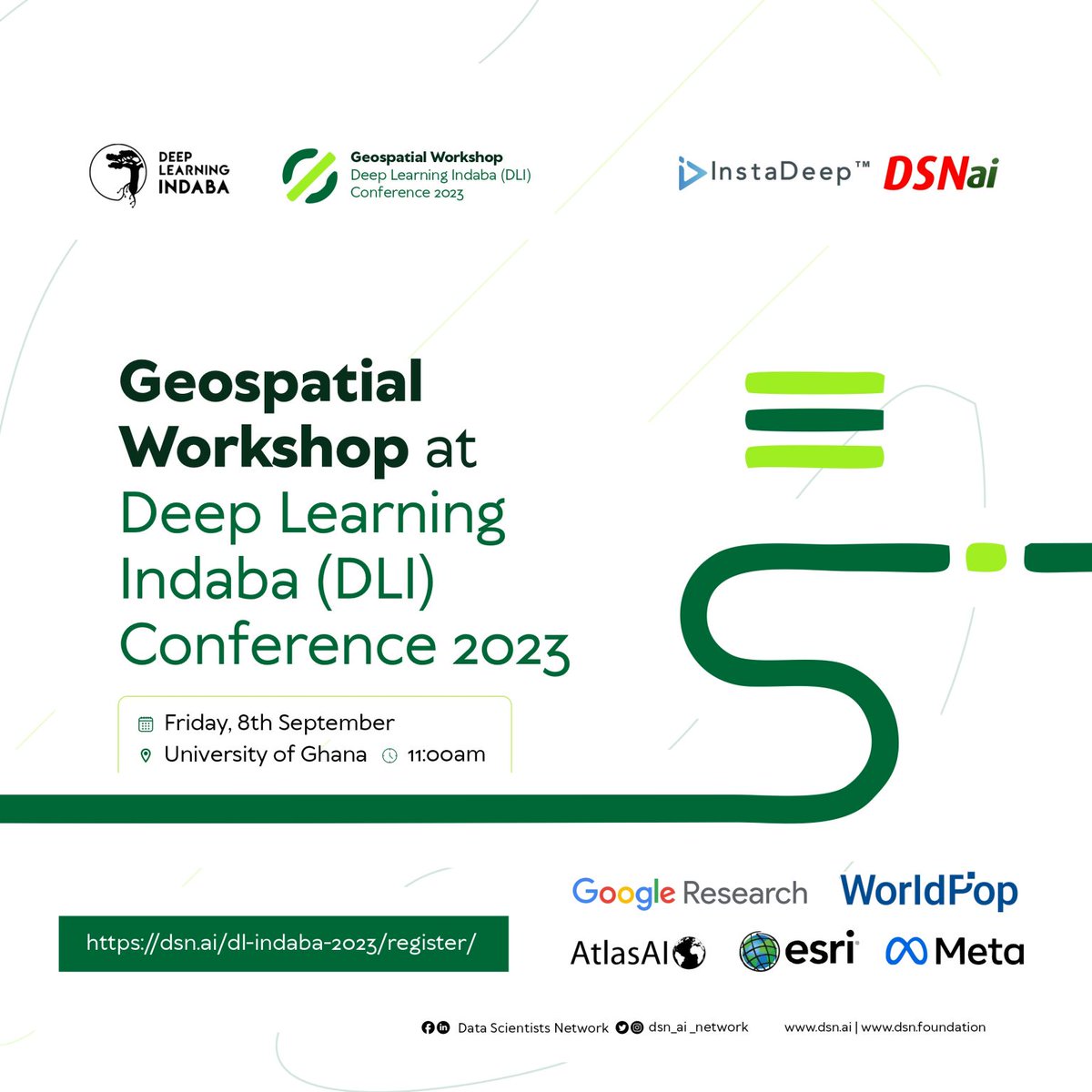 amususitso's tweet photo. See you there!
#deepLearningIndaba2023
#geospatial
#DataScience https://t.co/TZxiSdu2AE