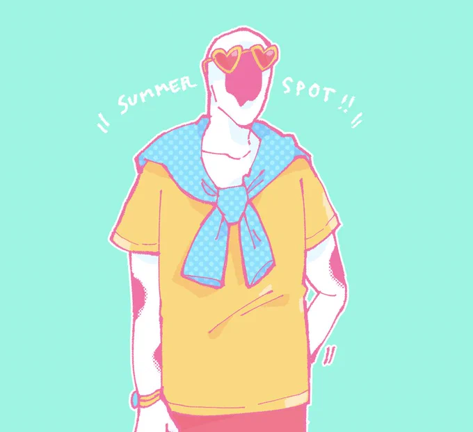 夏が終わる前に夏っぽいスポットのらくがき #TheSpot