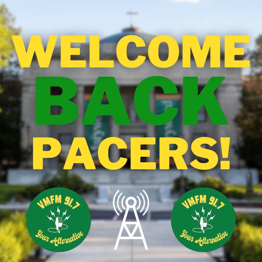 From everyone at VMFM, good luck this school year! #marywooduniversity #collegeradio #youralternative