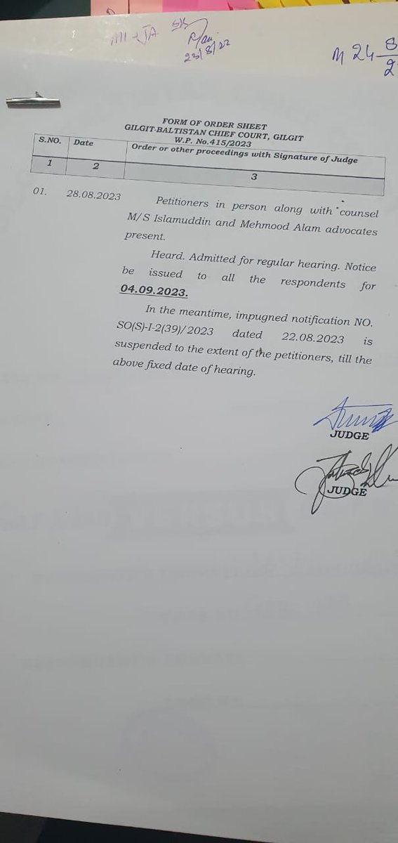 Naeemckd's tweet photo. Congratulations to Mr. Safdar Khan on the just decision of the Chief Court Gilgit-Baltistan, affirming his integrity and merit as Secretary Works. He's an exemplary officer, honest and dedicated, a national asset for Gilgit-Baltistan. Wish you all the best sir ❣️ https://t.co/DqIxCRQLMm