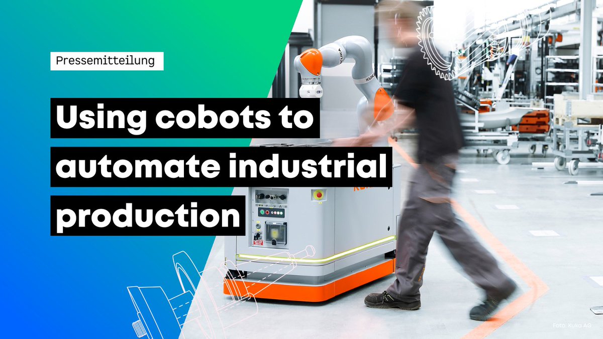 Humans and robots working hand in hand? 🤖🤝

Explore the rising trend of #cobots in #manufacturing at Stand A54 in Hall 9 at #EMO2023.

Amid labor shortages and the need for agility, robots are the go-to #automated solution.

Learn more: emo-hannover.com/press/cobots-a…