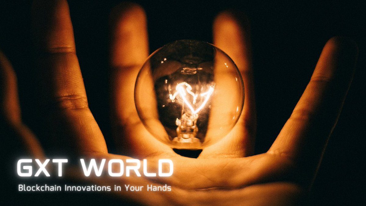 Be the first to see the new innovations of blockchain technology with GXT World ✊

#GXT #GXTWorld #Gem #GemTrading #Blockchain #Crypto #Cryptocurrency #NFTs #Tech #TechTwitter #Future #Token