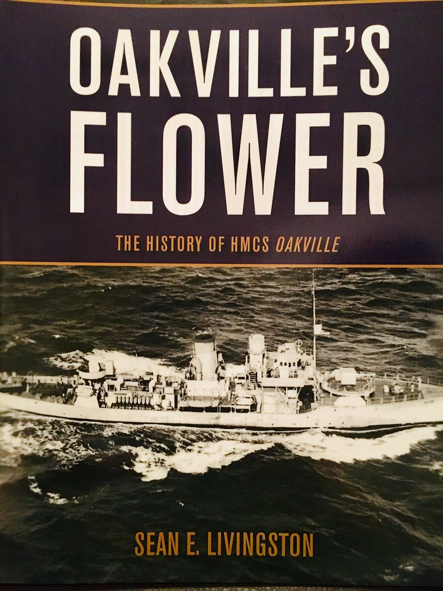 #OTD Aug 27/28 HMCS #Oakville engages U94 in the Caribbean Sea. After ramming the Uboat several times, a 2 man boarding party subdues the crew and captures U94, which later sinks. Details in my book #oakvillesflower #history #navalhistory #RCNavy