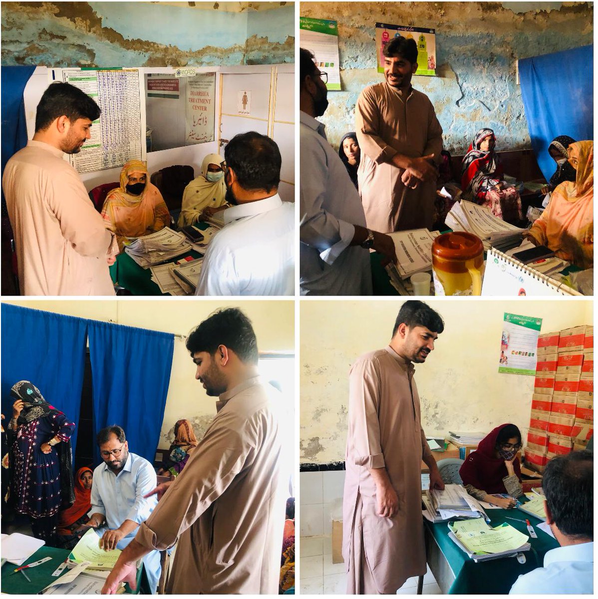 Joint monitoring visit by DNC @zaheerahmed95 of #BalochistanNutritionDirectorate & monitor of  @WFPPakistan Mr. #Obaidazad to DHQ #Suhbatpur & BHU Adampur . 
#investinNutrition
#investinChildren
#Nutrition4All 
@drshaihak @WFPChief @WFP 
@UNICEF_Pakistan