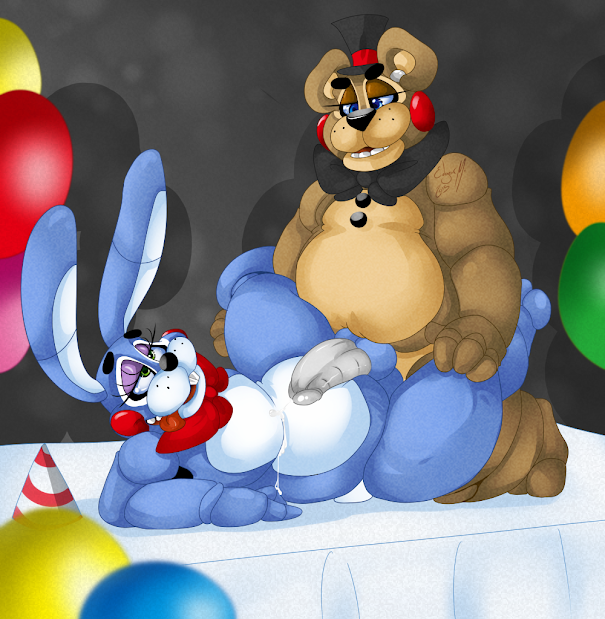 FronnieShitpost's tweet photo. #frots #FiveNightsatFreddys2 #FNAF2 #ToyFreddy #Bearnard #ToyBonnie #Sex #Gay #Art #ToyFronnie https://t.co/e1moa7U858