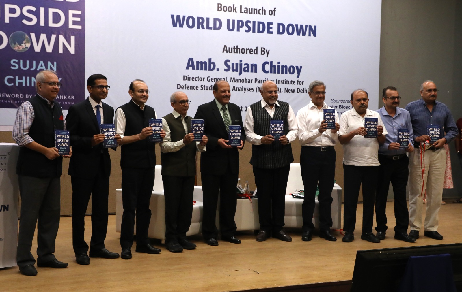 Book “World Upside Down,” by Ambassador Sujan Chinoy launched at AMA