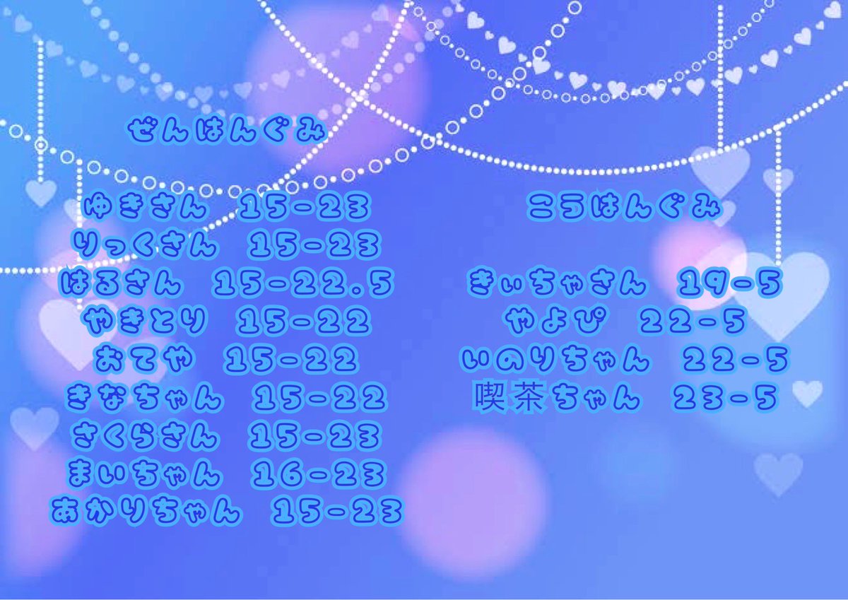 そんでもって残り3回いる日と
最後の地獄に参加してくれる女たちです🐻💙

ボトル予約にはなってしまいますが
前半のみまだ席予約出来る！まる！