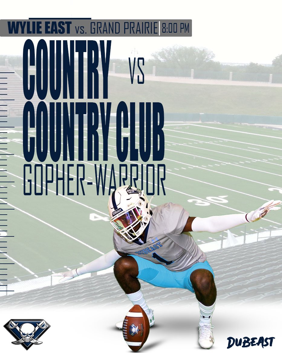 Wylie East Raiders Football (@weraiderfb) on Twitter photo Week 2 Thursday theme! Game time 8:00pm!
🚨Update for Freshman B: Wednesday @ Lake Dallas H.S. 5:30pm
#DUBeast <a href="/WEHS_Raiders/">WEHS_Raiders</a> <a href="/WEABCBooster/">Wylie East Athletics Booster Club</a> Week 2 Thursday theme! Game time 8:00pm!
🚨Update for Freshman B: Wednesday @ Lake Dallas H.S. 5:30pm
#DUBeast <a href="/WEHS_Raiders/">WEHS_Raiders</a> <a href="/WEABCBooster/">Wylie East Athletics Booster Club</a>