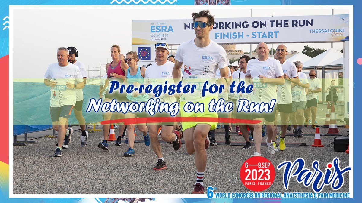 ESRA_Society's tweet image. Don&apos;t forget to register for the #NetworkingOnTheRun in Paris! 🏃🇫🇷
The perfect way to get your blood flowing before a full day of sessions &amp;amp; workshops #ESRAworld2023 esraworld2023.com
📅 Thu 7 Sep 6:30am
🎟 Registration required
✅ Free of charge
👉 sportsnconnect.com/events/parcour…