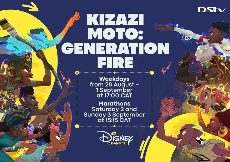 tuneh's tweet photo. If you have DSTV, don't miss watching Kizazi Moto: Generation Fire short animated films on Disney Africa every night this week at 5pm Central African Time. 2 shorts every night and a marathon on Saturday and Sunday! https://t.co/RW8yrO20BB