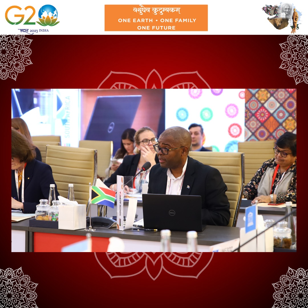 G20Gujarat's tweet photo. Session 3 on Diversity, Equity, Inclusion, and Accessibility in Science &amp; Technology (S&amp;T) is in progress at the 2nd CSAR at Mahatma Mandir. #G20CSAR #G20Gujarat #G20India 

@narendramodi @PMOIndia @CMOGuj @PrinSciAdvOff @PrinSciAdvGoI @G20_CSAR @g20org @InfoGujarat @PIB_India https://t.co/6EAYizdHQJ