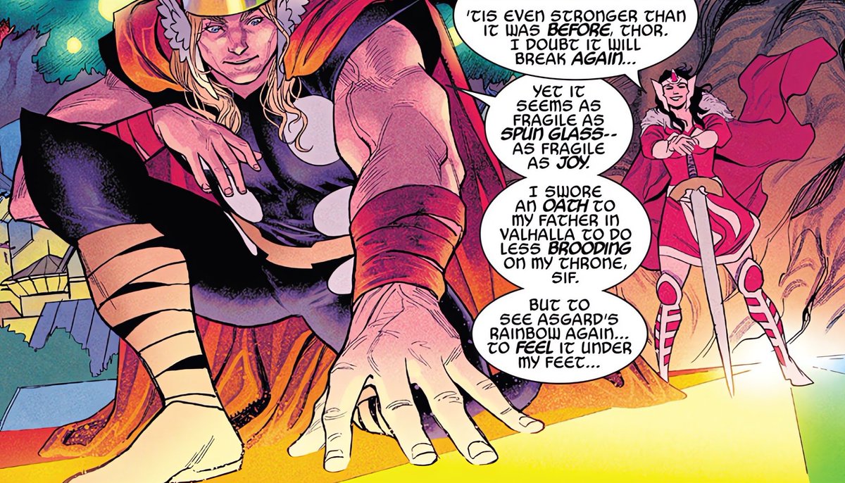 <a href="/FateUnshackled/">𝙰𝚔𝚒𝚛𝚊 𝙺𝚞𝚛𝚞𝚜𝚞</a> — Intertwined amidst its mystical means laid bare the Bifrost, a bridge to all the realms. And standing guard remained the All-Seeing Sentinel. 

“Lady Sif, I am required amidst the mortal realm. To Midgard forthwith.” —