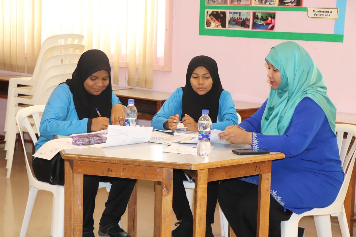 raec_mv's tweet photo. Economics camp conducted for AS/A level students from 24-26 August 2023. A special thanks to Shàbístàñ Zàídí for their indebted valuable time and to Villa International High School for making the required arrangements. 

#RAEC
#EachtoSucceed https://t.co/XVXEzJowEf