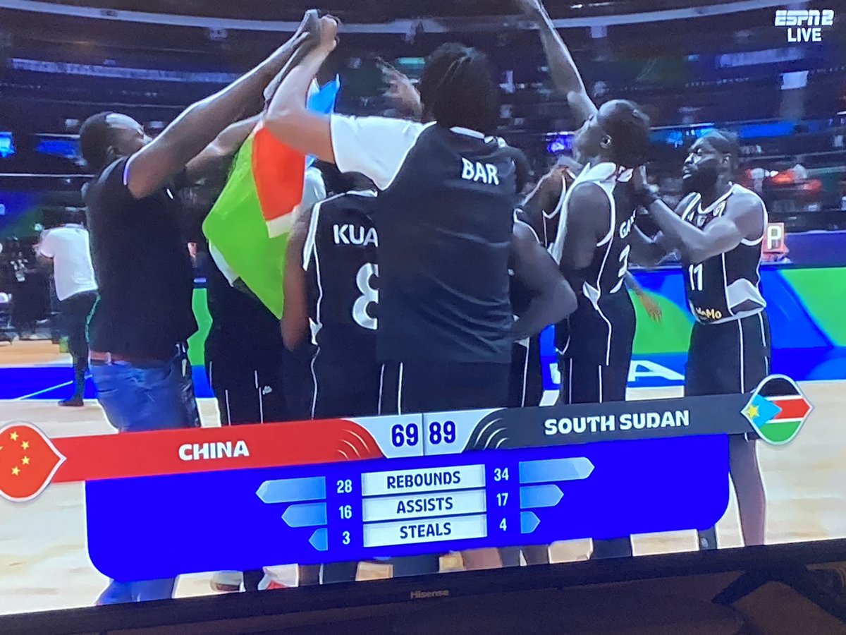 Historic !! The inspiration for the future is immeasurable , so happy I was able to watch this (albeit in my lounge room lol) ⁦<a href="/FIBAWC/">FIBA Basketball World Cup 🏆</a>⁩