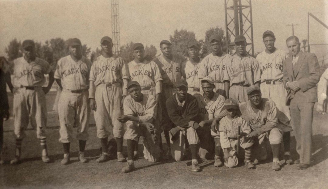 It’s time for Monday night baseball again! 

Formed in the 1920s, the Black Sox were Albany’s best known African American team. In 1937, the Black Sox were invited to join Albany’s Twilight League. They won the league championship the same year and posed for this photo.