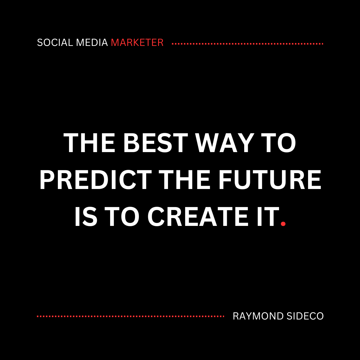 HBadgerTraderPH's tweet photo. "The future is not something that happens to us. It is something we create. So don't wait for the future to come to you. Go out and create it."

I'd love to connect with you. Follow me today!

#socialemediamarketing
#socialmediamanagement
#mediabuyer https://t.co/jNzGm5IIEP
