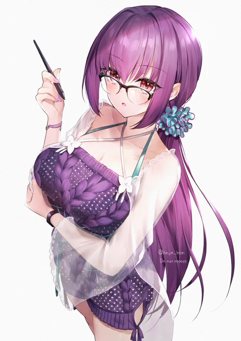 水着スカディ様 ニットと水着差分できた! #FGO